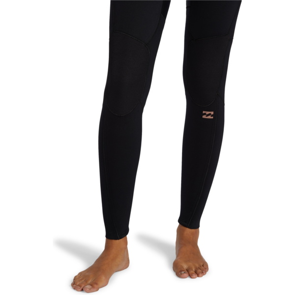 2024 Billabong Dame Foil 4/3mm Chest Zip Våddragt ABJW100188 - Black